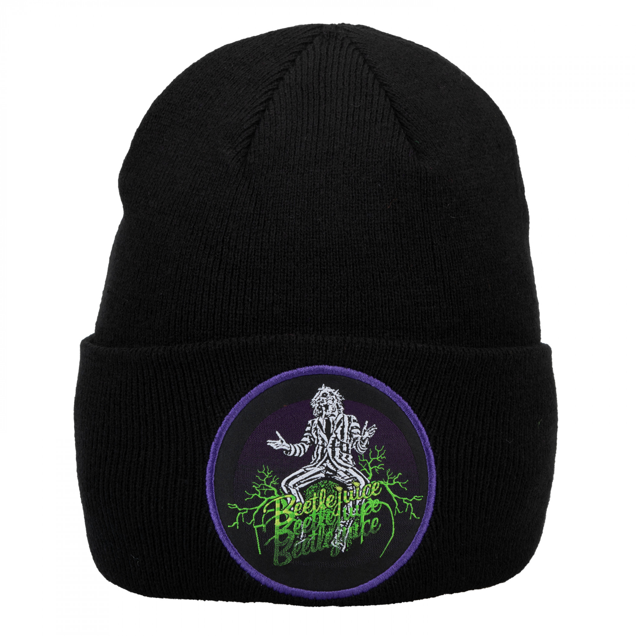 Beetlejuice Extended Knit Cuffed Beanies 2-Pack